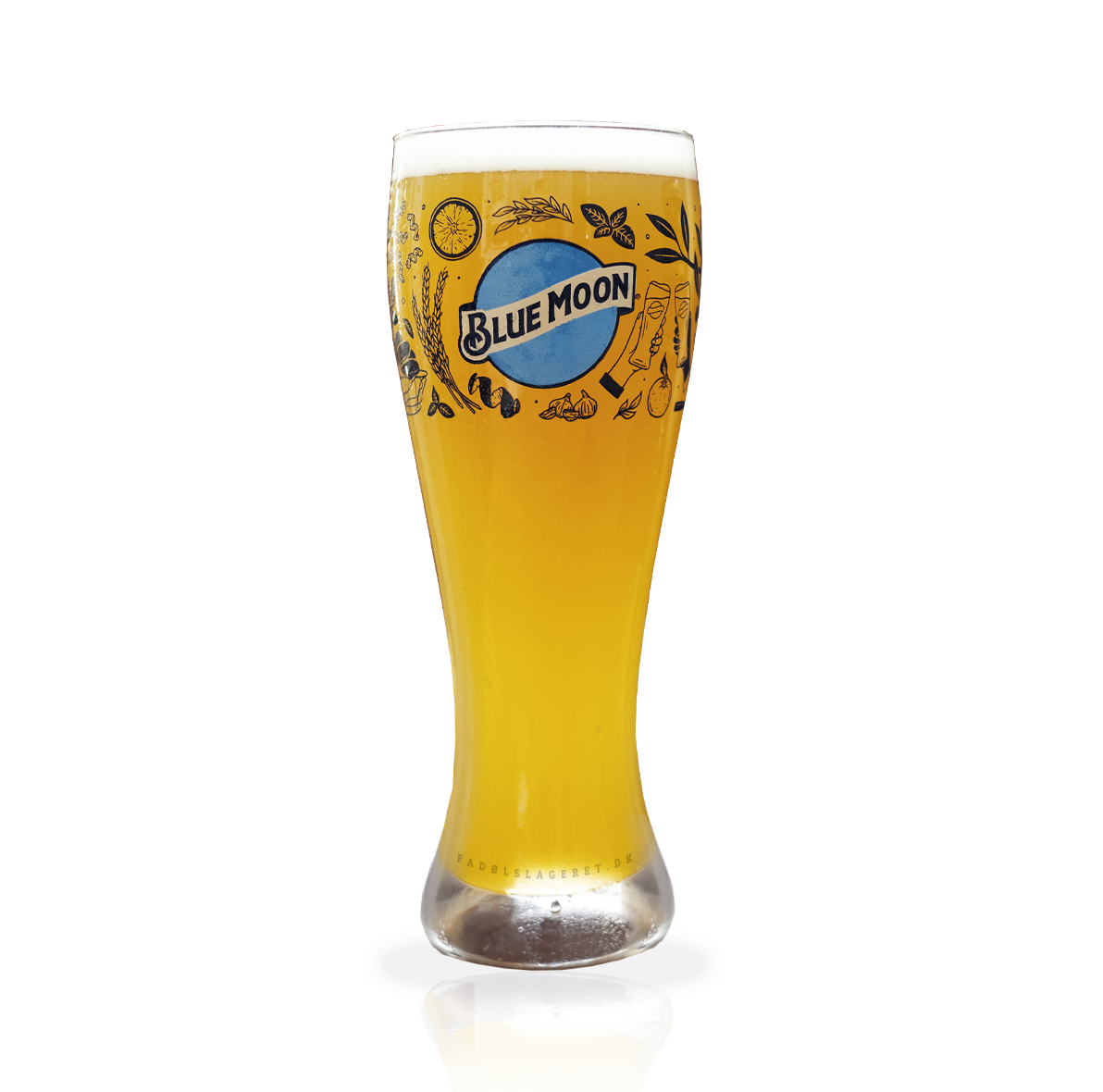Blue Moon Belgian White - Witbier i glas