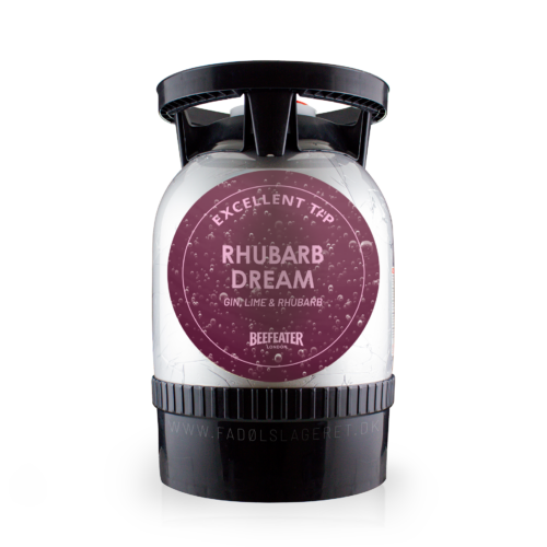 Rhubarb Dream cocktail på fustage